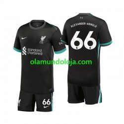 Camisola Liverpool Alexander-Arnold 66 Criança Equipamento Segundo 2024-2025 Manga Curta